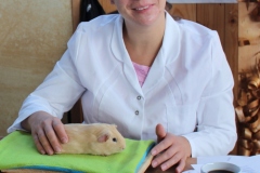 Melanie Polinelli beim Richten