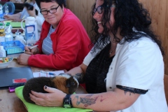 Worüber lacht Antje Meyer wohl?