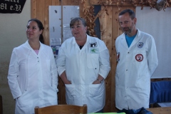 Unsere Richter der diesjährigen Herbstschau: Melanie Polinelli, Carla Swaap und Markus Durrer